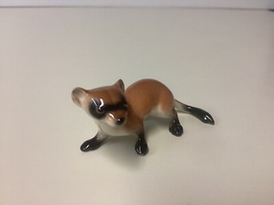 Retired Hagen Renaker Miniature Black Footed Ferret Figurine