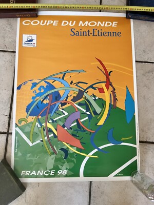 AFFICHE COUPE DU MONDE FRANCE 98 - WORLD CUP 1998 - SAINT