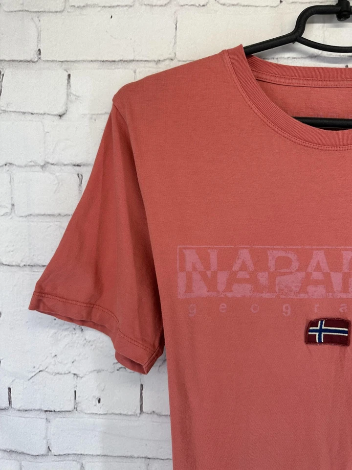 CAMISETA NAPAPIJRI GEOGRAPHIC informal para hombre CAMISETA MAGLIA CAMISETA ORIGINAL TALLA M Foto 3 de 4