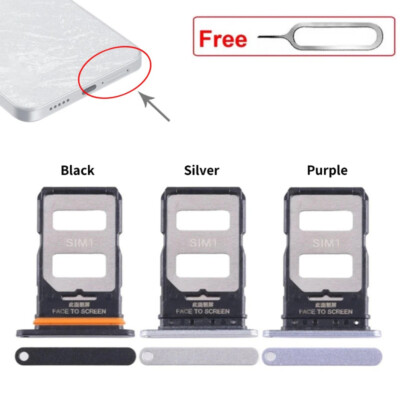 SIM Tray Card Tray Holder Replacement For Xiaomi Redmi Note 13 Pro+ Phone Parts