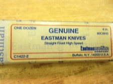 NEW Eastman Knives Straight Front High Speed 80C6HS C1422-2 Box of 12