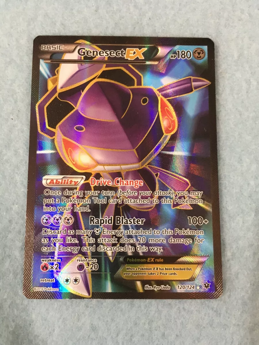 Pokemon XY Fates Collide Genesect EX Ultra Rare Full Art TCG Card 120/124