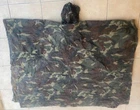 TURKISH ARMY CAMO PONCHO HOODED RAINCOAT