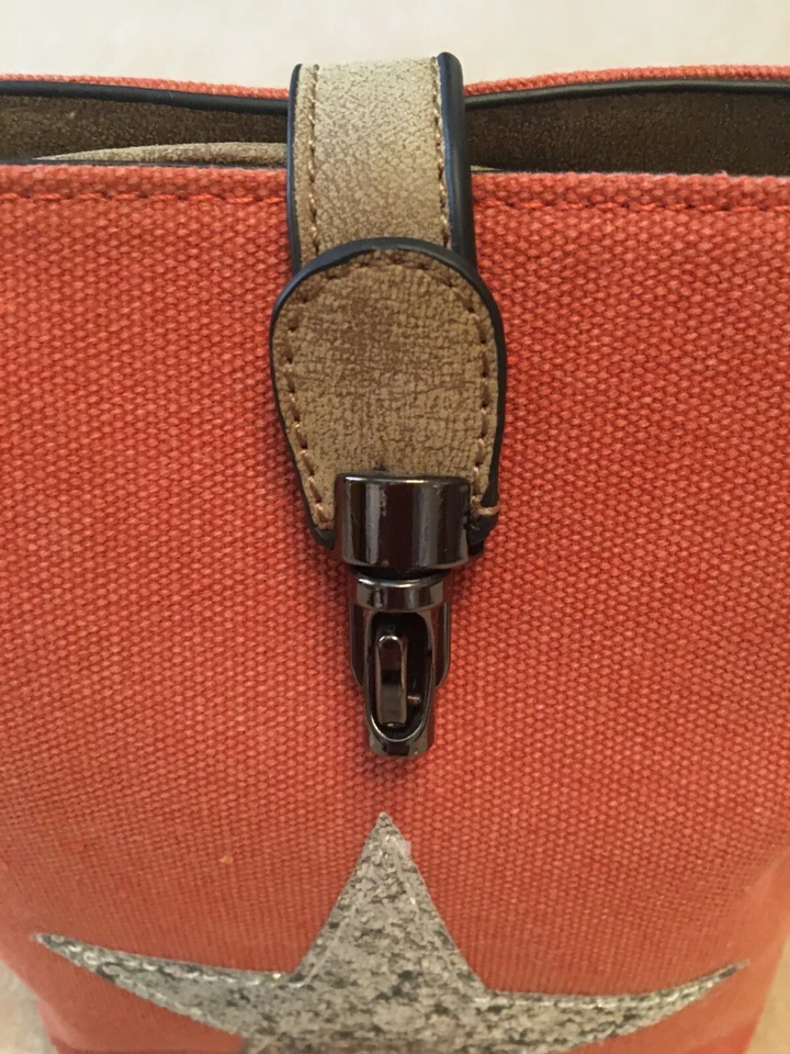 New Women Small Glitter Star Top handle Handbag Shoulder Crossbody Messenger Bag - Image 2 of 4