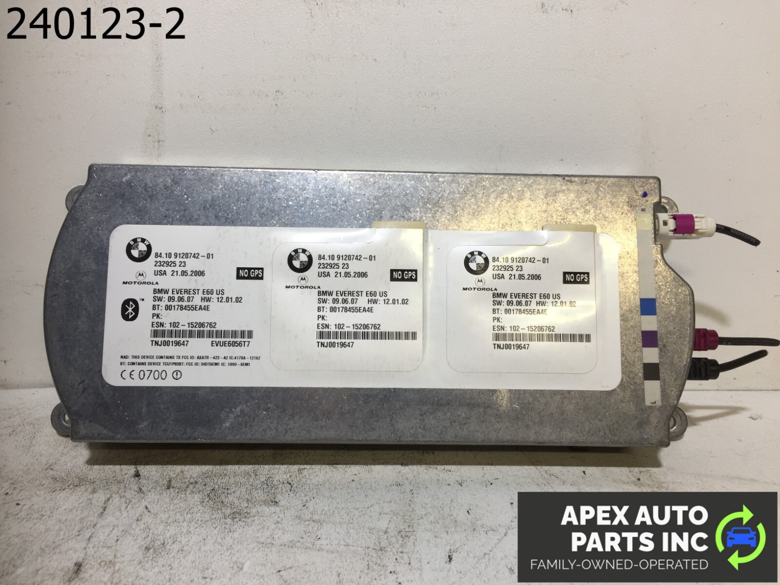 OEM 2007 BMW 530i E60 TELEMATICS HANDSFREE BLUETOOTH MODULE | eBay