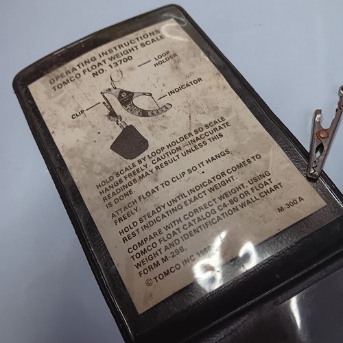 RARE Tomco USA No 13700 Carburetor Float Weight Scale With Instructions In Case - Picture 7 of 9