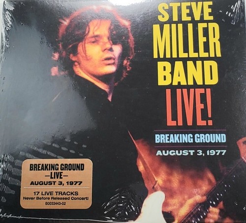 Steve Miller Band - Live! Breaking Ground: August 3, 1977 (2021) CD NEW/SEALED