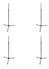  4 On-Stage Stands MS9750 Heavy Duty Tripod Mic Stand M20 Base Make Offer 