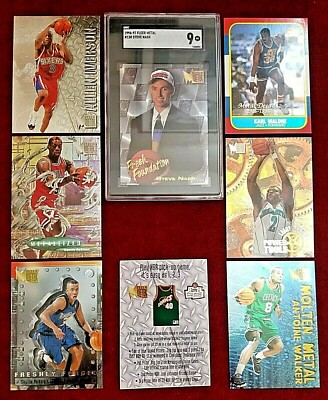 1996-97 Fleer Metal O'Neal Rodman Molten Walker Precious Metal Iverson