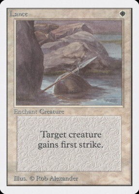 MTG Lance  - Unlimited Edition #028
