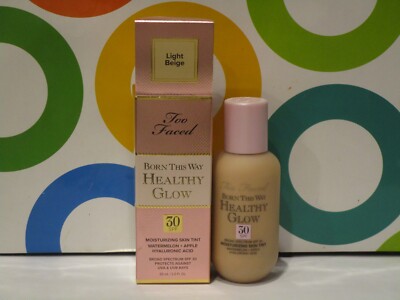 TOO FACED ~ BORN THIS WAY HEALTHY GLOW MOISTURIZING SKIN TINT ~ LIGHT BEIGE