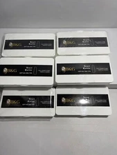 6 new box’s short coffin shaped full cover clear soft gel nail tips , 550 each b