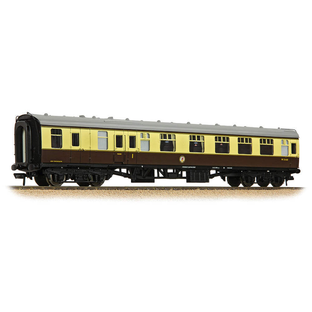 Bachmann 39-229D OO Gauge BR Mk1 BCK Brake Comp Corr Coach BR (WR) Choc/Cream