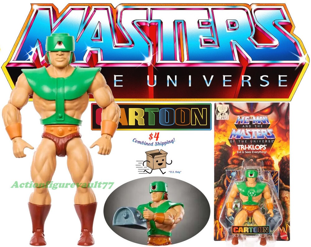 2024 Masters of the Universe MOTU Origins Filmation TRI-KLOPS Cartoon Collection