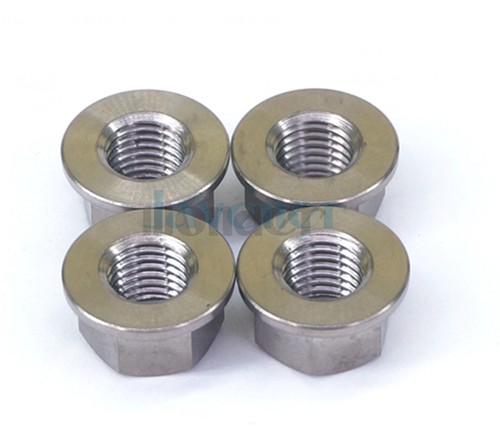M5/M6/M8/M10/M12 GR5 TC4 Titanium Hex Flange Nut For Motorcycle Modification DIY - Picture 12 of 16