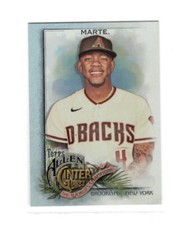 2022 Allen and Ginter Base Silver Hot Box #92 Ketel Marte - Arizona Diamondbacks