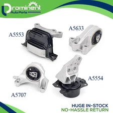 4pcs Engine Motor & Transmission Mount for 2010-2012 Chevrolet Equinox 3.0L AUTO