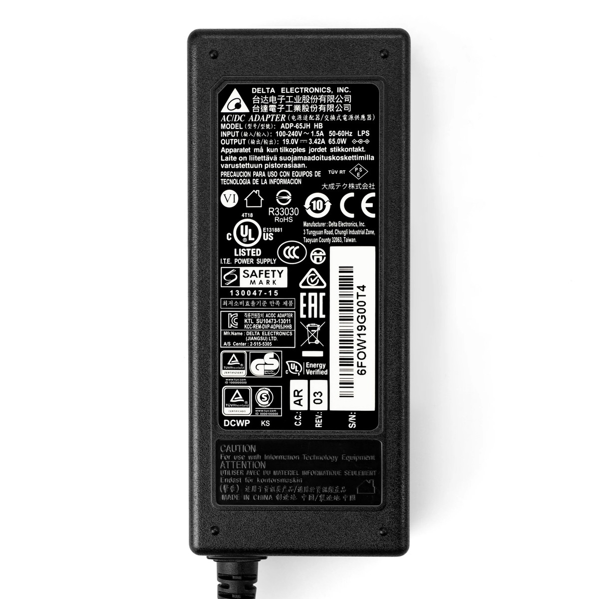 19V 3.42A 65W Adattatore AC Per Packard Bell Laptop - IT - Foto 4