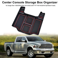 Fit 2019-2023 Dodge RAM 1500 Center Console Armrest Storage Box Organizer Tray