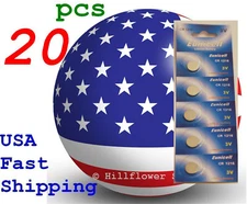 20 pcs CR1216 1216 XX LM1216 BR1216 Card 3V Lithium Battery