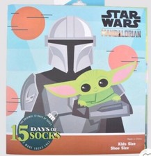 New L 3-10 Star Wars Advent Calender Socks Kids Child Christmas Large