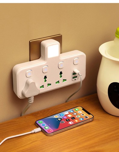 EU UK AU US Plug AC Outlet Power Strip Multiprise Wall Socket Universal Network - 第 12/33 張圖片