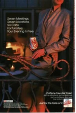 1991 Diet Coke Vintage Print Ad
