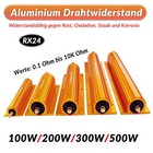 100W 200W 300W 500W RX24 Aluminium Lastwiderstand Drahtwiderstand 0,1 Ω - 15 kΩ