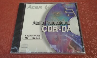 Acer Cd R ACER CDR-DA Audio Professional 74 min/650 Blank CD-R Audio 74 Neuf New ...