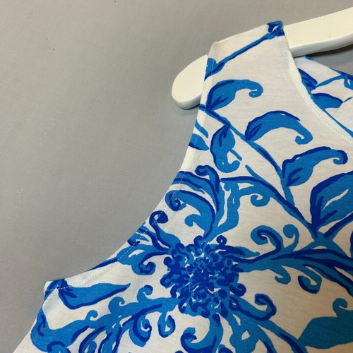 Lilly Pulitzer Dress Small Blue Sleeveless Glisten in the Sun Eliza - Picture 15 of 17