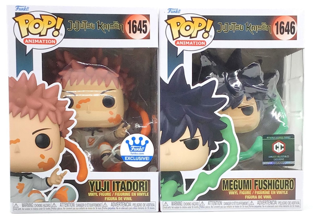 Funko Pop! Jujutsu Kaisen Megumi #1646 & Yuji #1645 Painting Set w