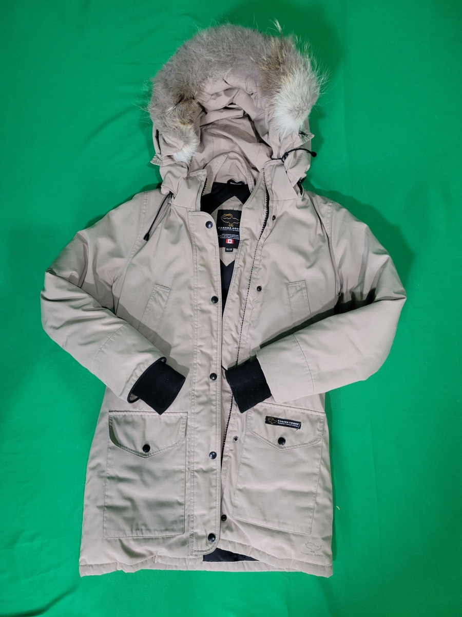Canada Goose Trillium Down Parka Women's 2XS Tan 6550L