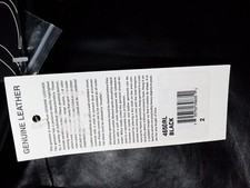 Excelled Leather Blazer Black Sz.2