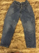 Vintage Cherokee Women's Mom Jeans Pleated Blue Denim High Rise 80’s 90's Sz 12