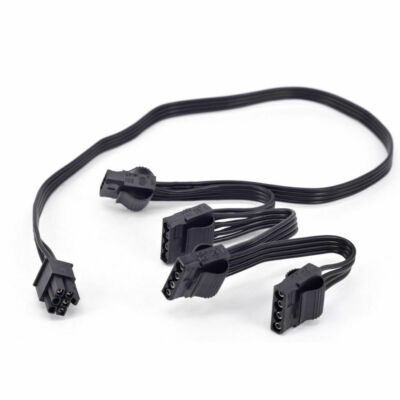 6 Pin PCI-E to 4 Molex 4Pin Power Supply Cable for Corsair HX750i HX850i HX1000i