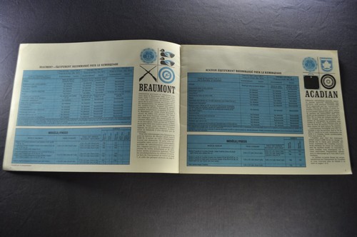 1966 GM Pontiac Beaumont Acadian Buick Towing Brochure Original French Canadian - Picture 3 of 9