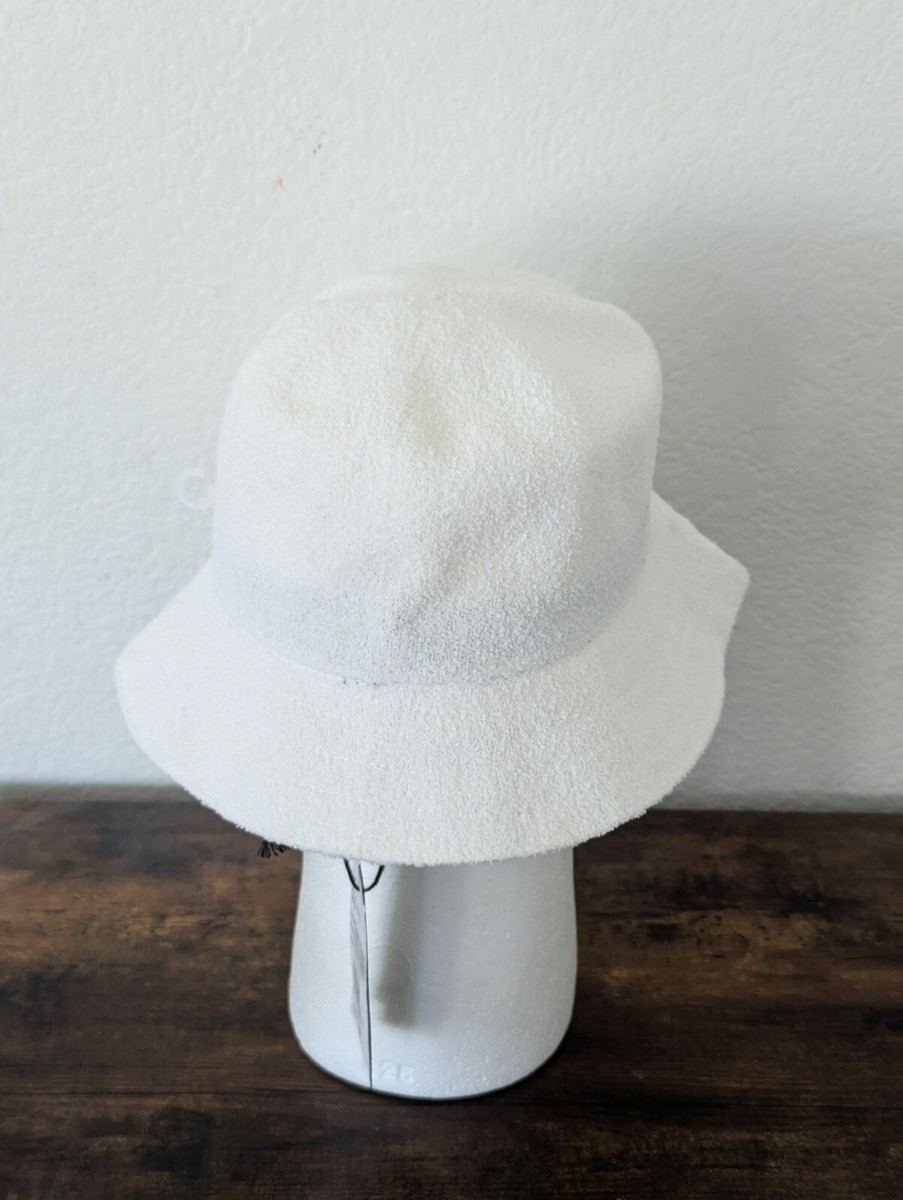 Kangol Bucket Hat Size Small White Bermuda Hip Hop 80s 90s