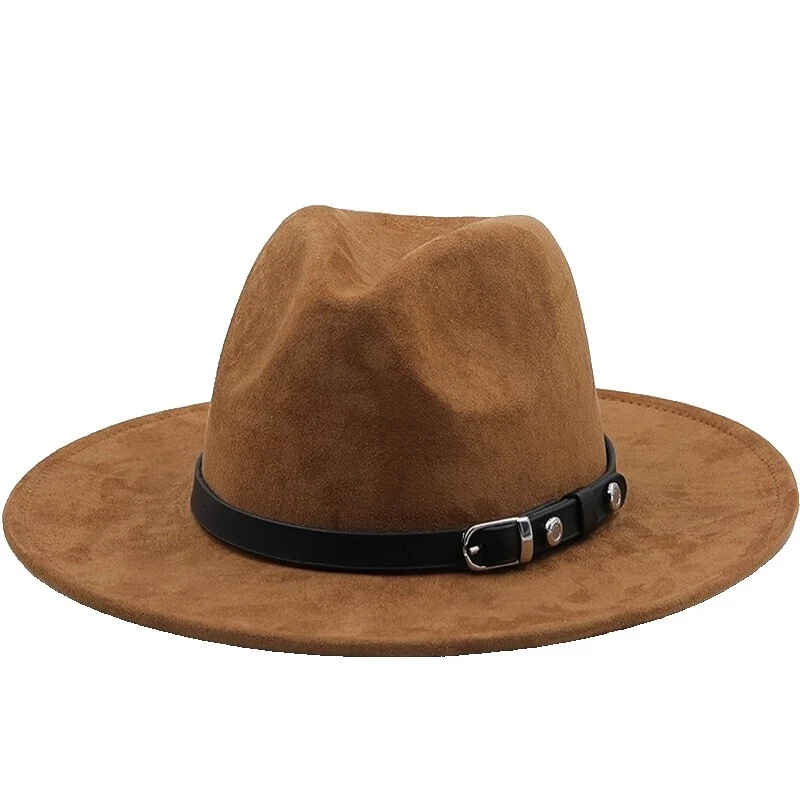 Sombreros Fedora de Gamuza para hombres