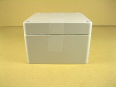 Enclosure Box Light Gray  3-1/2''L x 3-1/2''W x 2-3/8''HT Plastic  Hammond  1554E