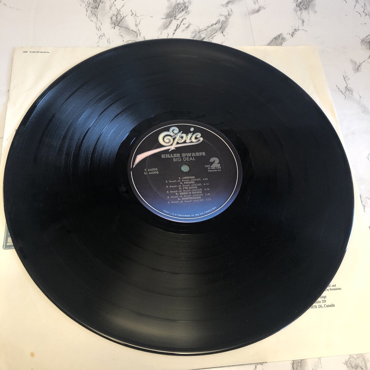 Killer Dwarfs. Big Deal Hard Rock Heavy Metal LP Vinyl Record BFE