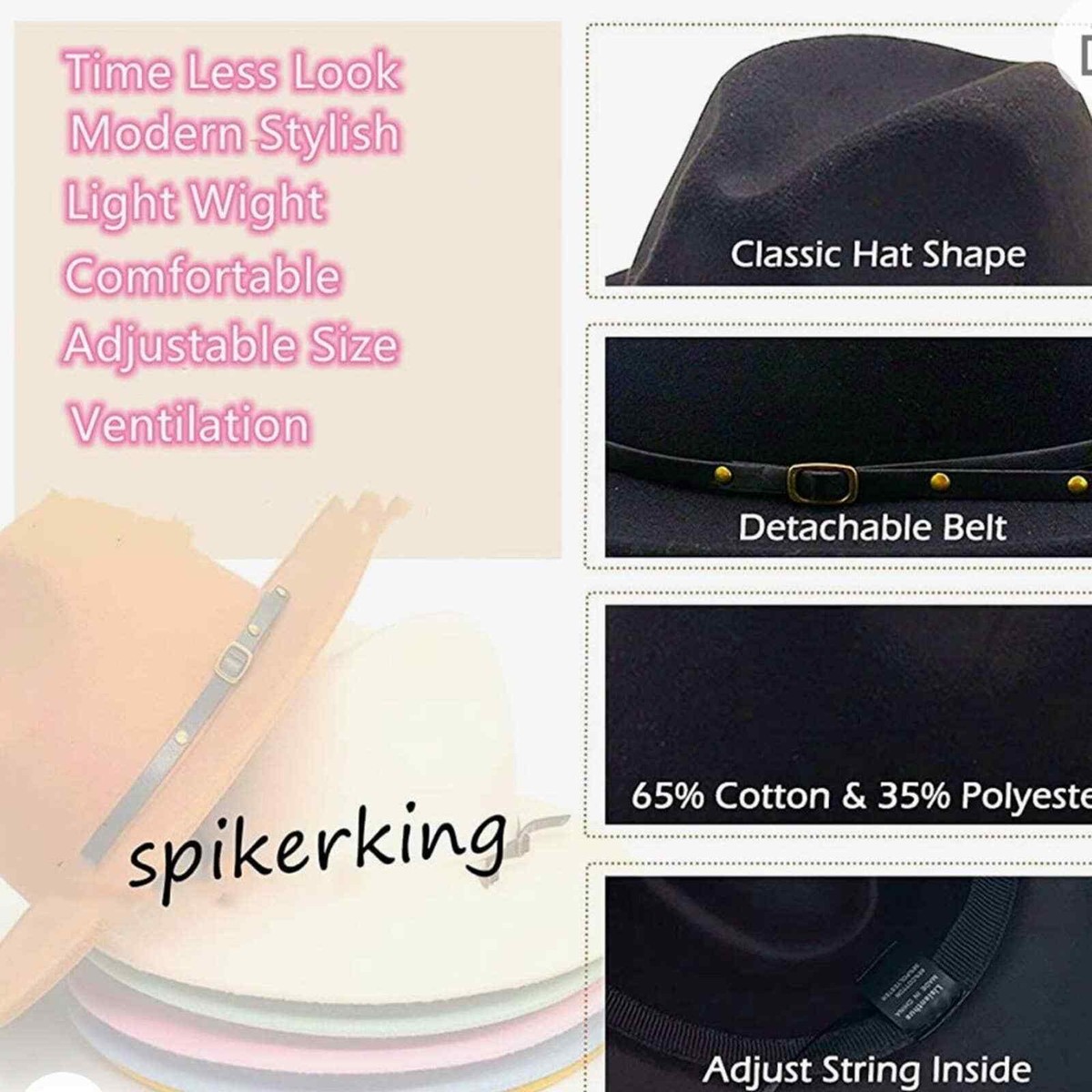 Customised Fedora “EMERGENCY WHISTLE” Wool Hat | eBay display picture 3