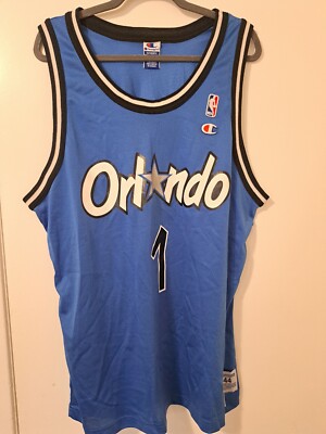 Euc Vintage NBA Orlando Magic Penny Hardaway #1 Champion
