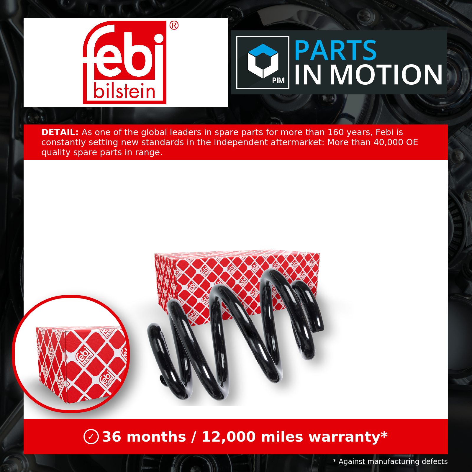 Fits FEBI 104744 COIL SPRING - Image 2