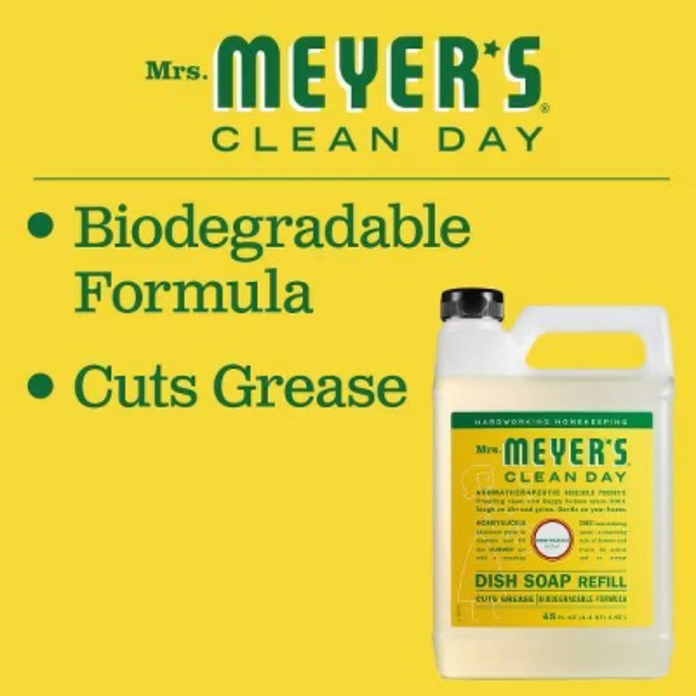 Mrs. Meyer's Clean Day Honeysuckle Scent Liquid Dish Soap