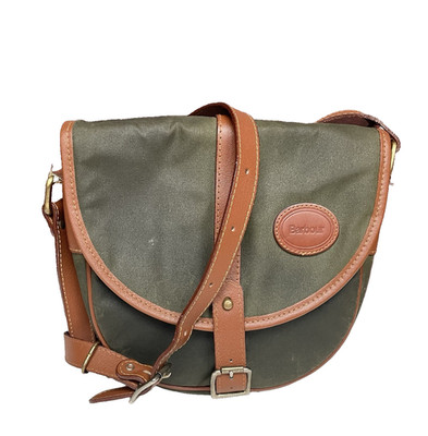 BARBOUR B725 Jura Thornproof Wax Cotton Sage Green Shoulder Bag