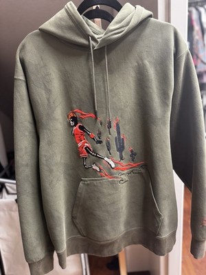 Cactus Jack by Travis Scott x Air Jordan Washed Suede Hoodie Size M