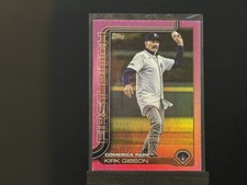2025 Topps Update Series Kirk Gibson #FPU-10 Pink First Pitch - Comerica Park!