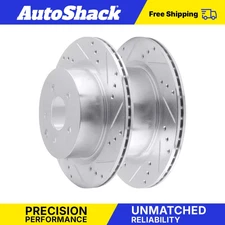 Rear Coated Disc Brake Rotors Set for INFINITI G37 G35 QX50 Nissan 370Z V6