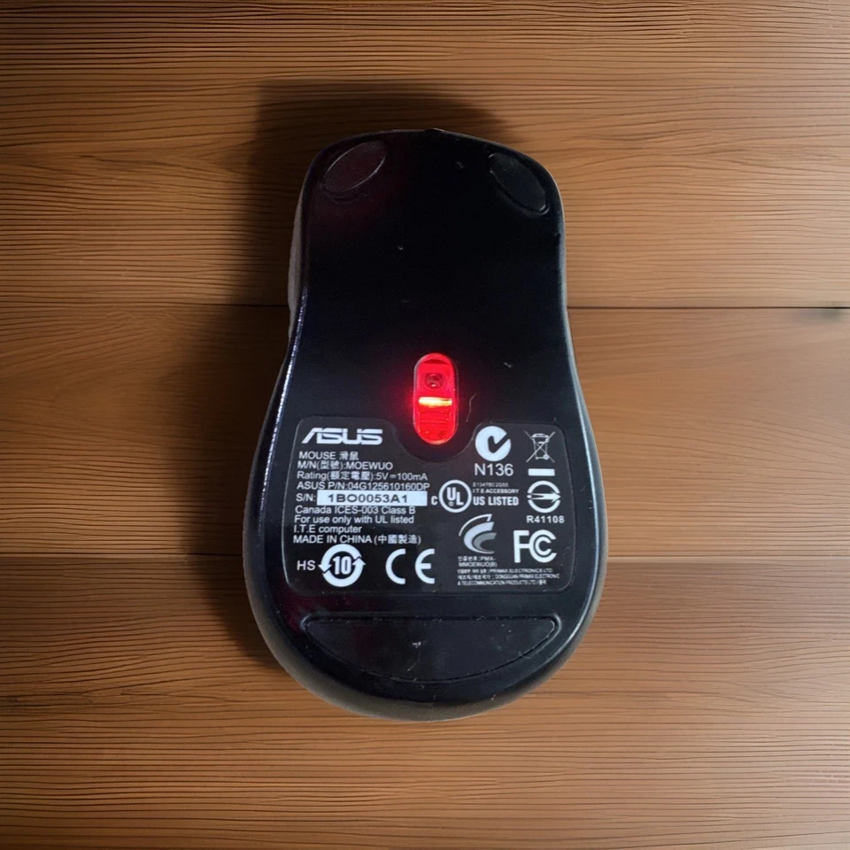 ASUS Mouse Wires Optical USB Connect N136 MOEWUO- 160DP - Image 2 of 3