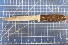 Vintage Cattaraugus WW2 Era Serrated Pig Sticker Fighting Knife!